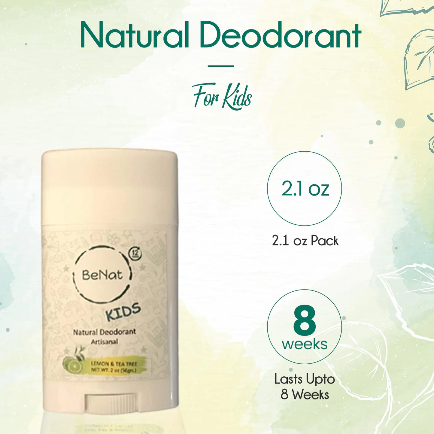 All-Natural Deodorant for Kids & Teens