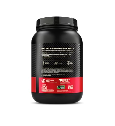 Optimum Nutrition Gold Standard 100% Whey Protein Powder, Extreme Milk Chocolate, 2 Pound (Pack of 1) (Packaging May Vary)