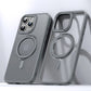 Luxury Magnetic Stand Phone Case For iphone 15 14 13 12 11 16 Pro Max 16Plus 360° Rotation Ring Holder Transparent Matte Cover