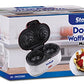 Double Waffle Bowl Maker by StarBlue - White - Make bowl shapes Belgian waffles in minutes | Best for serving ice cream and fruit | Gift ideas 110V 50/60Hz 1200W