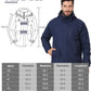 CAMEL CROWN Men’s Ski Jacket 3 in 1 Waterproof Winter Jacket Snow Jacket Windproof Hooded with Inner Warm Fleece Coat Dark Blue