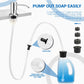 Sink Soap Dispenser Tube Kit, 47” with Upgraded Check Valve, Never Fill The Little Bottle Again (White-1pcs)