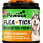 Parasites Prevention for Dogs Chewables Natural Dog Insects Control 120 Tablets