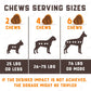 Calming Chews for Labrador Dogs with Valerian Root and Hemp Oil   Aid during Car